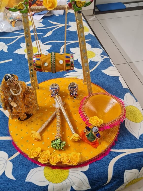 Royal Haldi Ceremony Plate