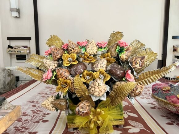 Golden Luxe Nut Bouquet